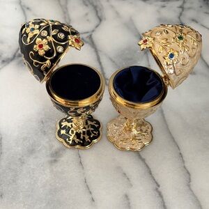 Two Jeweled Storage/Presentation Boxes